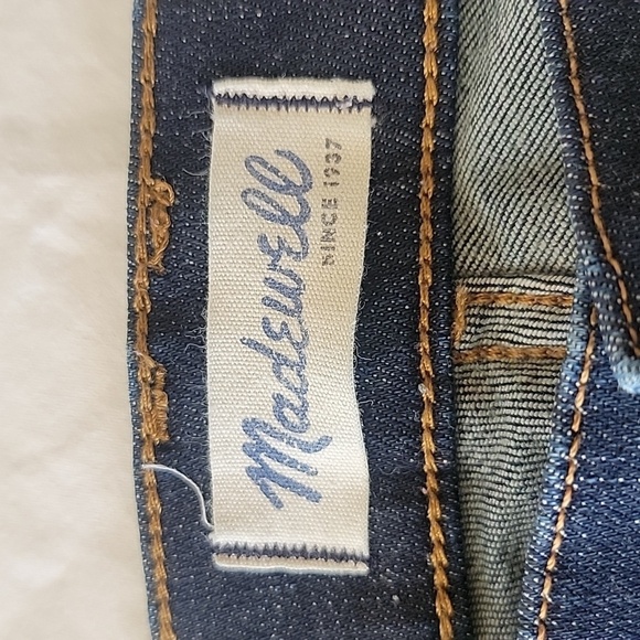 Madewell Size 29 Dark Wash Skinny Skinny Crop Jean, Excellent Used Condition - Picture 3 of 12